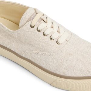 Sperry Men's Beige Canvas Sneakers